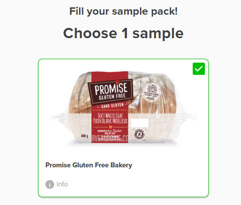 promise gluten free sample