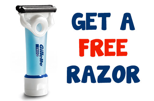 free gillette treo razor