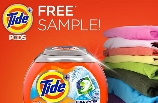 free tide pods sample