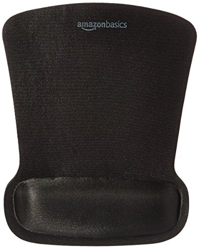 AmazonBasics Gel Computer Mouse Pad with Wrist Support