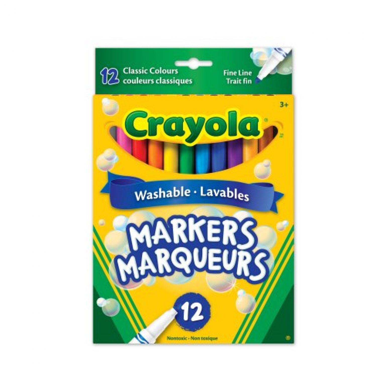 Crayola 12 Washable Fine Line Markers — Deals from SaveaLoonie!