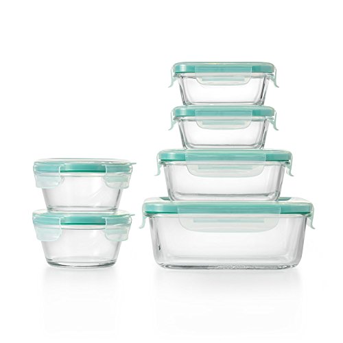 OXO Good Grips Smart Seal Glass Container 12 Piece Set