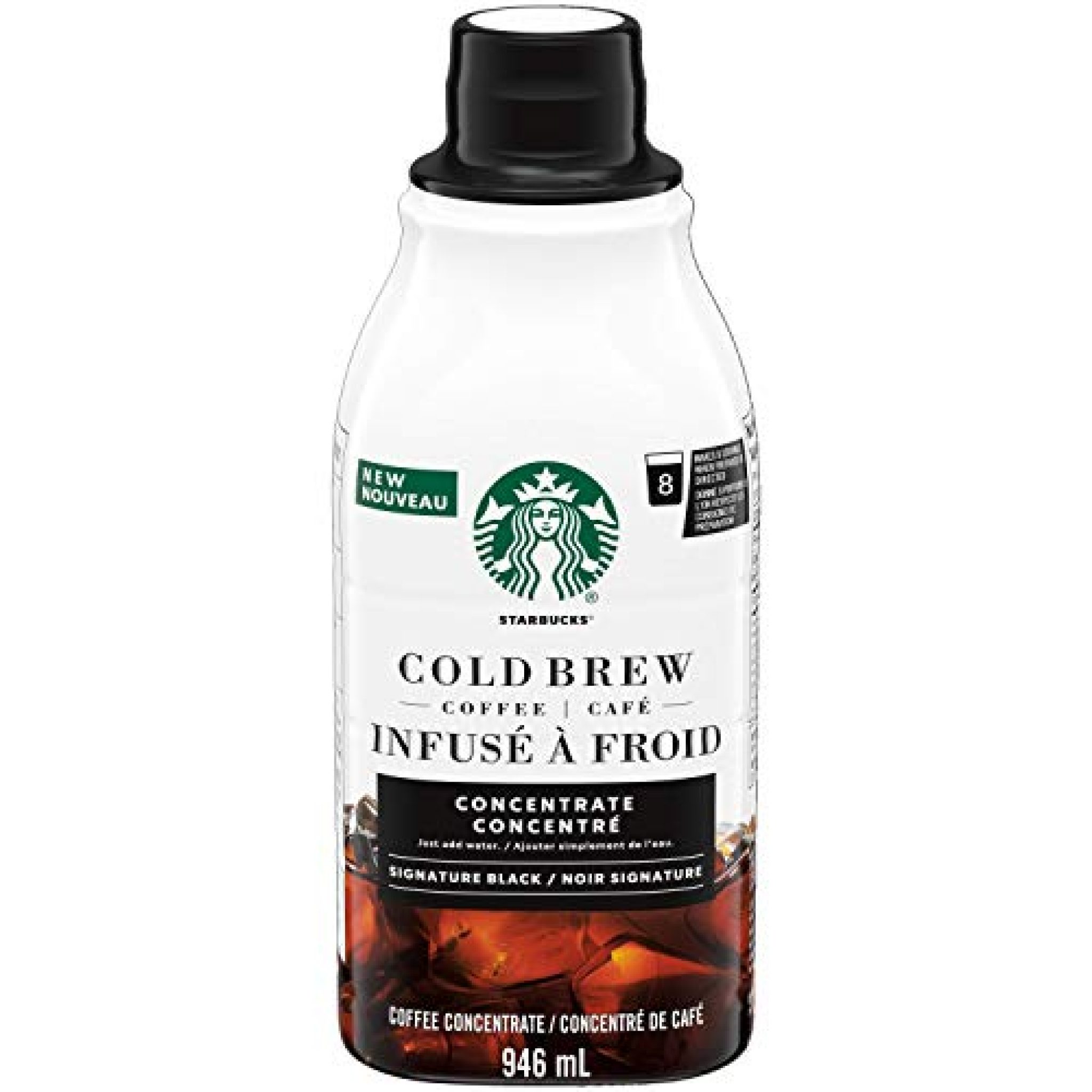Starbucks Cold Brew Coffee Concentrate, Signature Black, 946ml — Deals