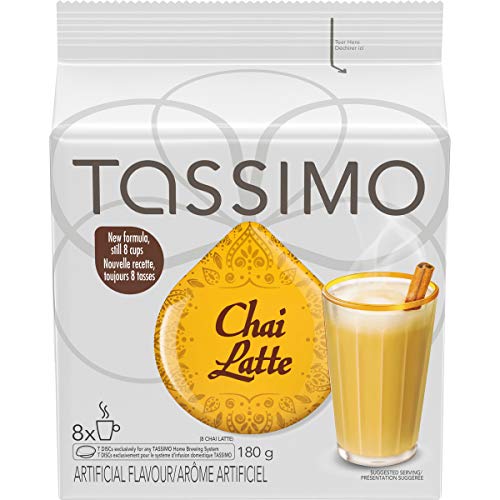 Tassimo Chai Tea Latte T-Discs, 8 T-Discs