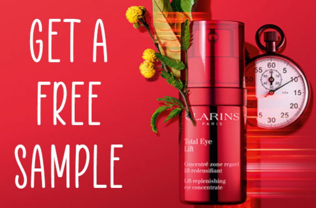 clarins free sample