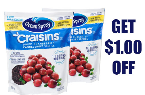 ocean spray craisins coupon