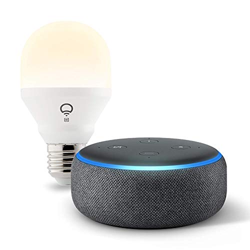 Echo Dot (3rd Gen) with FREE LIFX Bulb