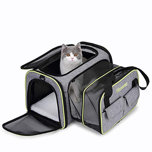 DADYPET Pet Carrier Airline Approved, Soft-Sided & Expandable