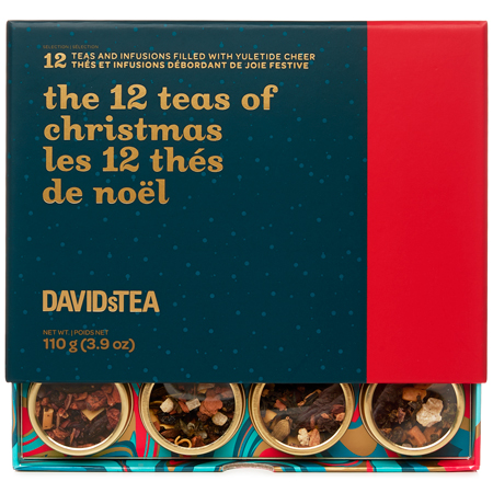 The 12 Teas of Christmas Tea Sampler