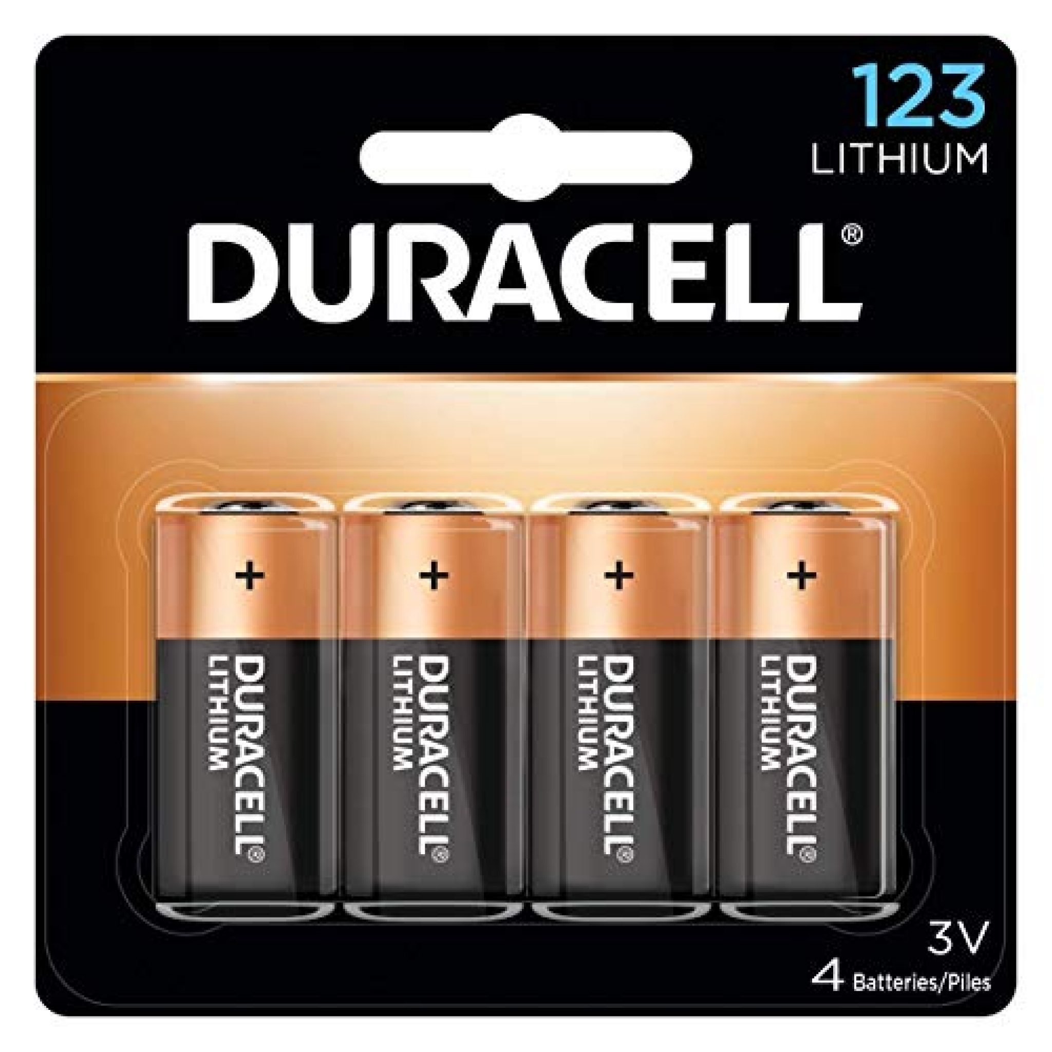 Duracell 123 High Power Lithium Batteries, 3V 4 count — Deals from