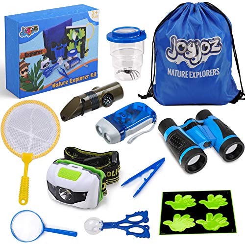 Joyjoz Outdoor Explorer Kit for Kids, Nature Adventure Kit, 12 Pcs