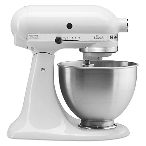 KitchenAid Classic 4.5-Quart Bowl Stand Mixer, White