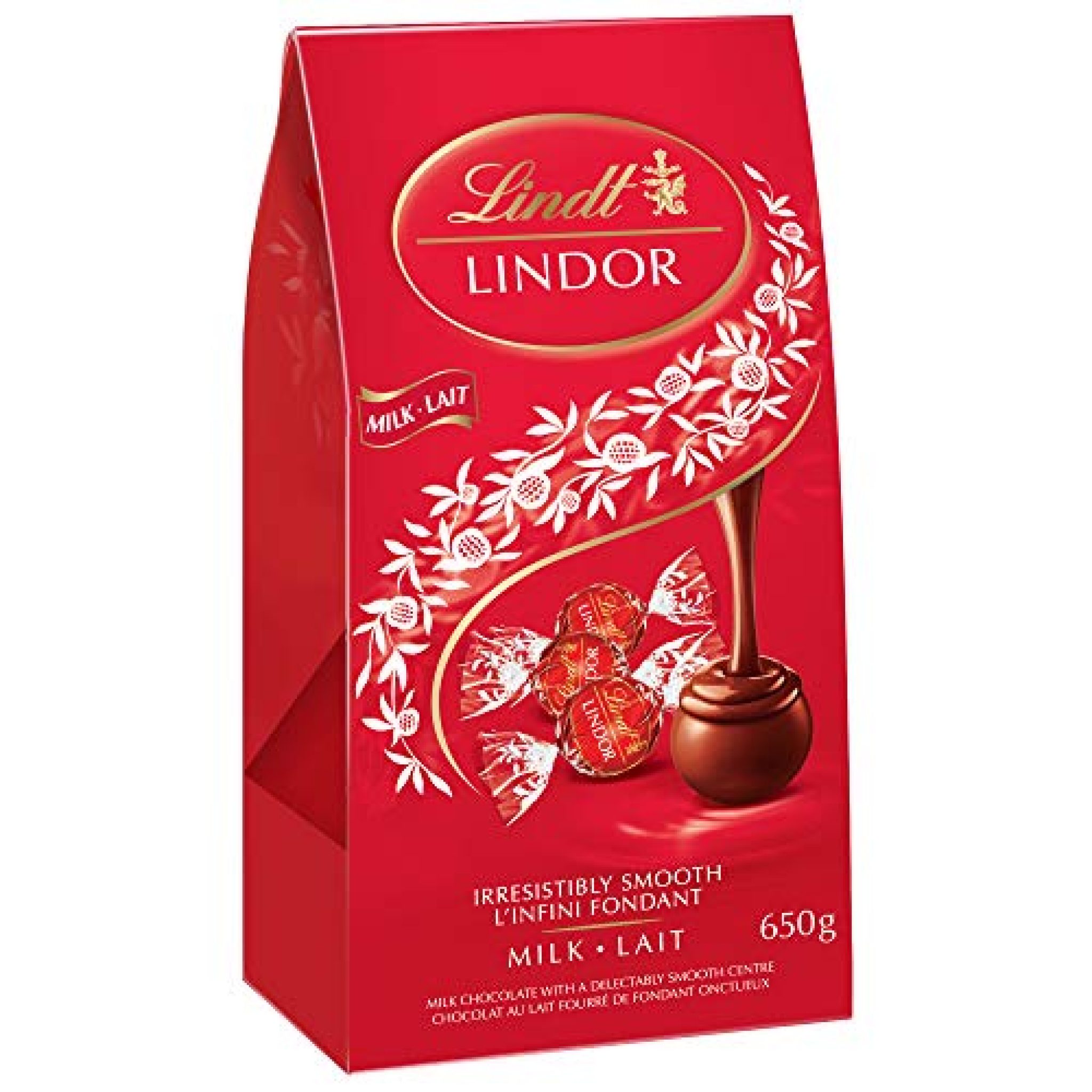 Lindt Lindor Milk Chocolate, Jumbo Bag, 650g — Deals from SaveaLoonie!