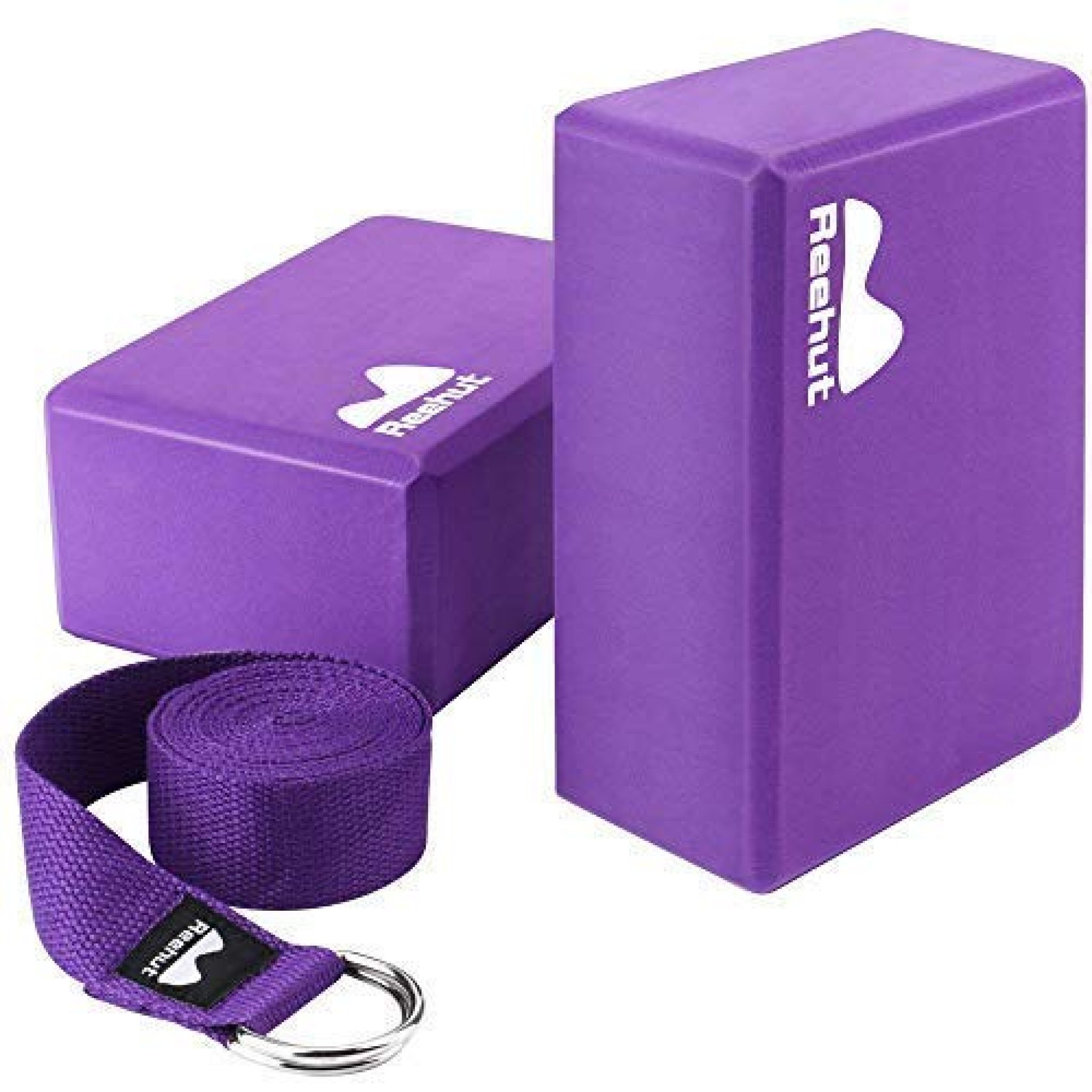 REEHUT Yoga Block Strap Set, Purple — Deals from SaveaLoonie!