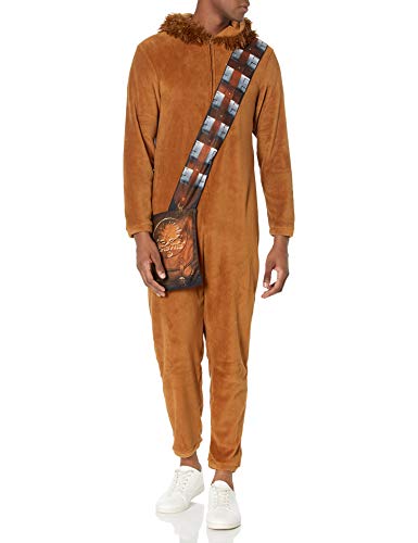 STAR WARS Mens One Piece Hooded Pajama Pajama Set