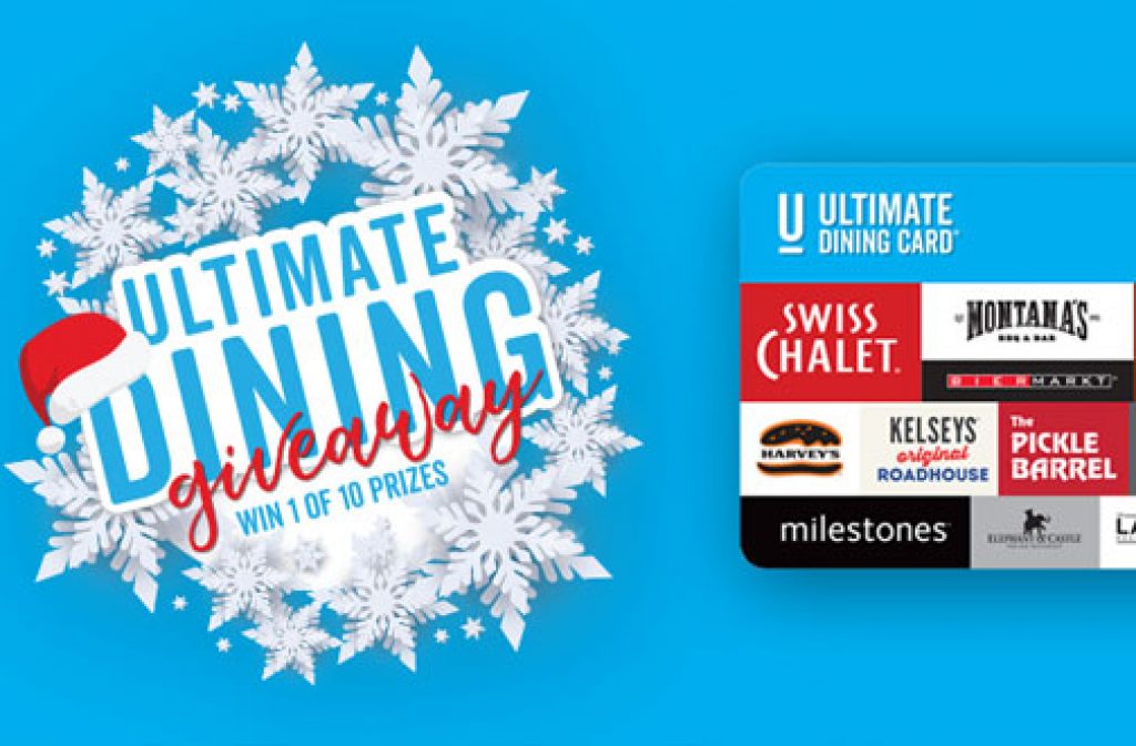 ultimate dining card contest