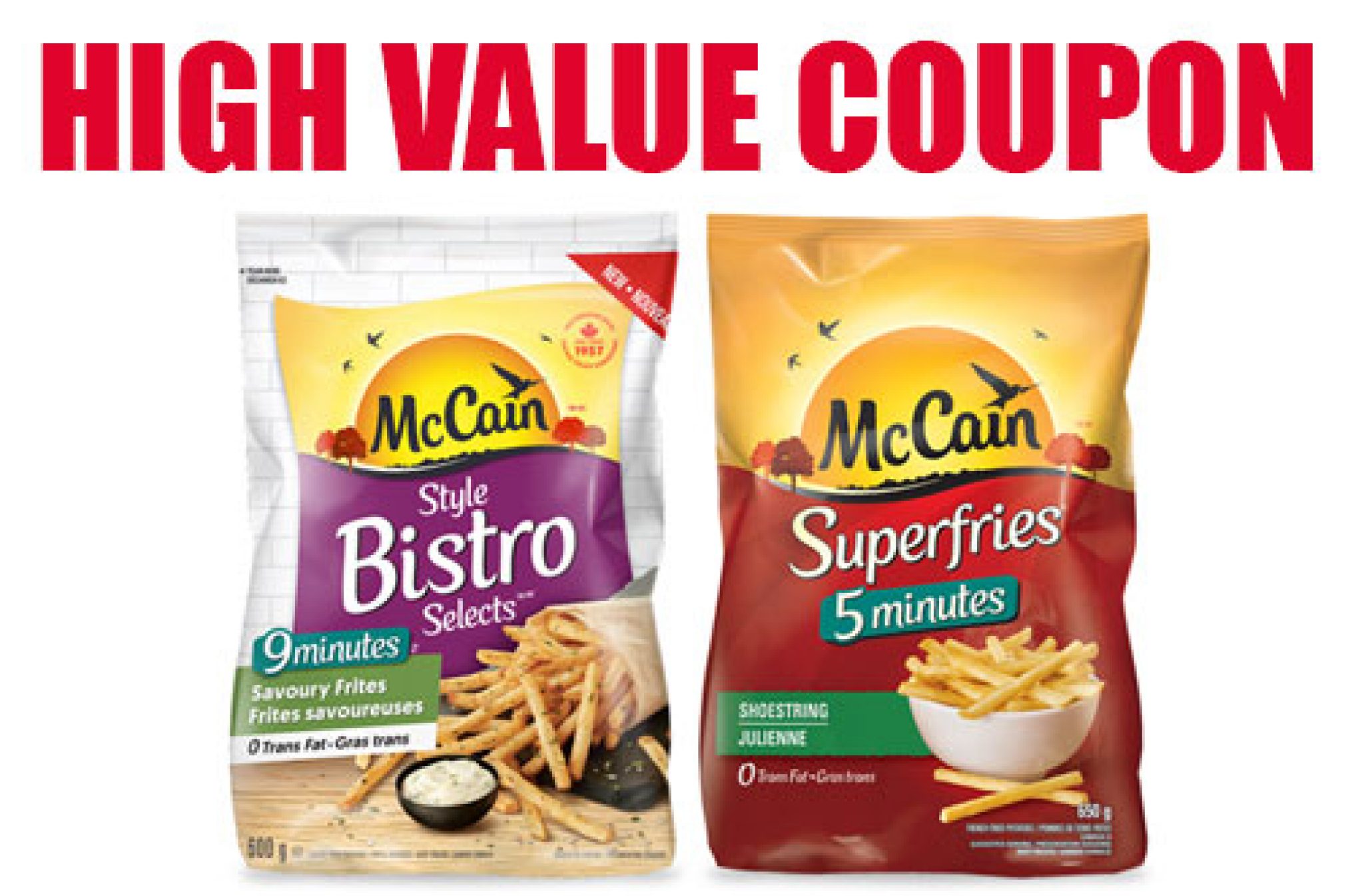 McCain Coupon Canada Save on Superfries or Breakfast Patties — Deals