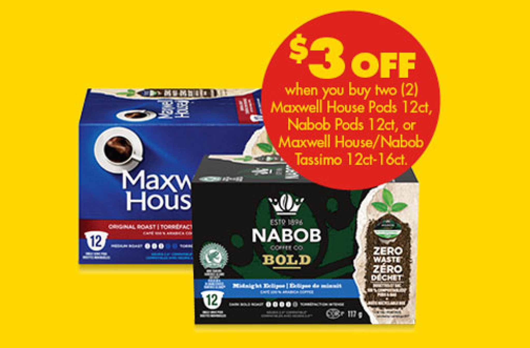 Maxwell House & Nabob Coffee Coupon — Deals from SaveaLoonie!