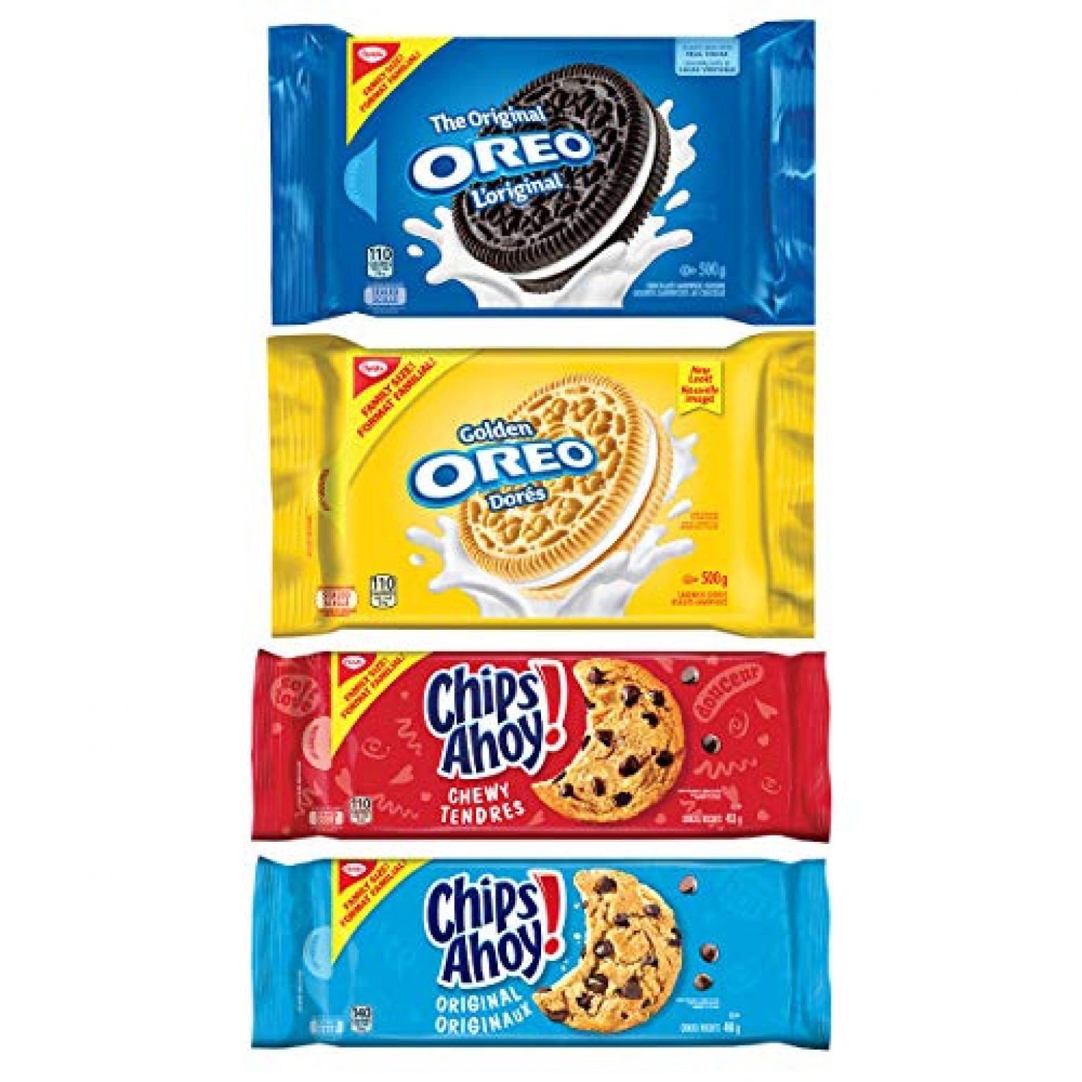 Christie Oreo & Chips Ahoy! Cookie Variety Pack, Family Size, 4 Packs — Deals from SaveaLoonie!