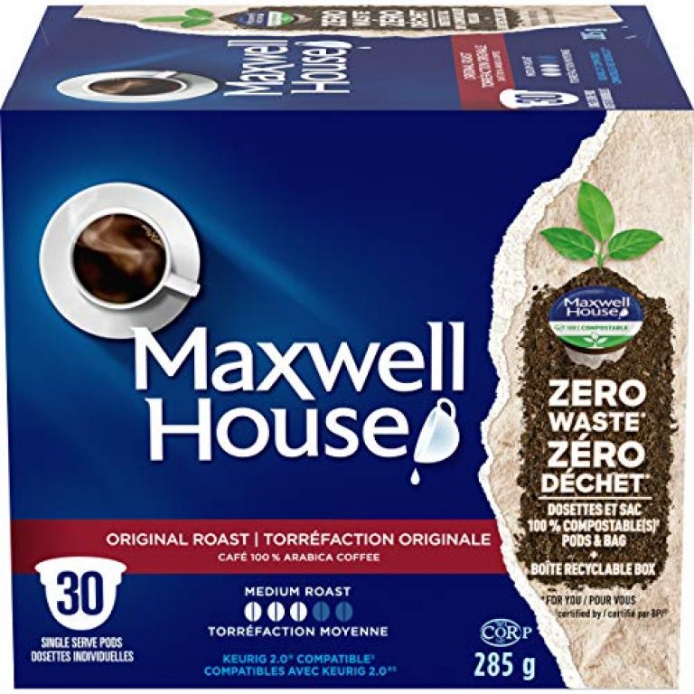 Maxwell House Original Roast Coffee Pods, 120 Pods (4 Boxes of 30 Pods