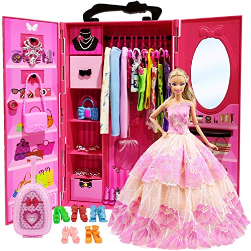ZITA ELEMENT Fashion Doll Closet Wardrobe
