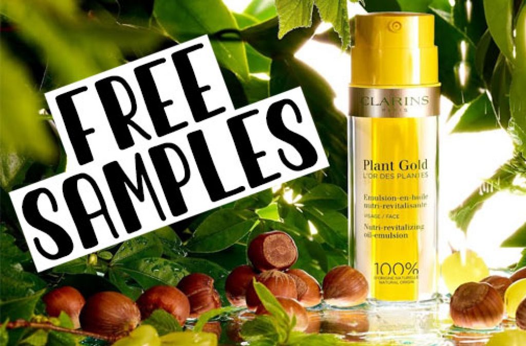 clarins plant gold sample