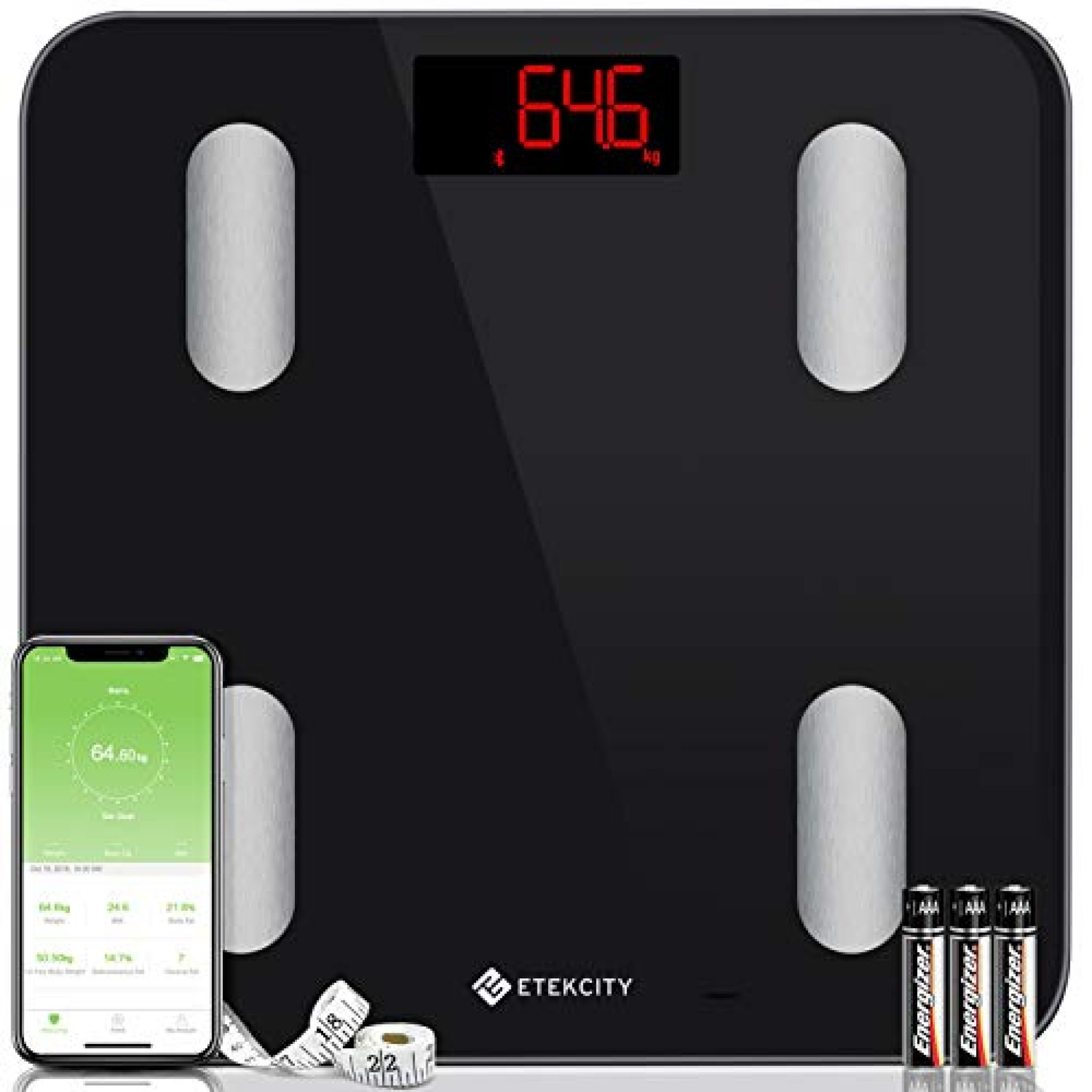 Etekcity Bluetooth Body Fat Scale Smart digital Bathroom Scale — Deals