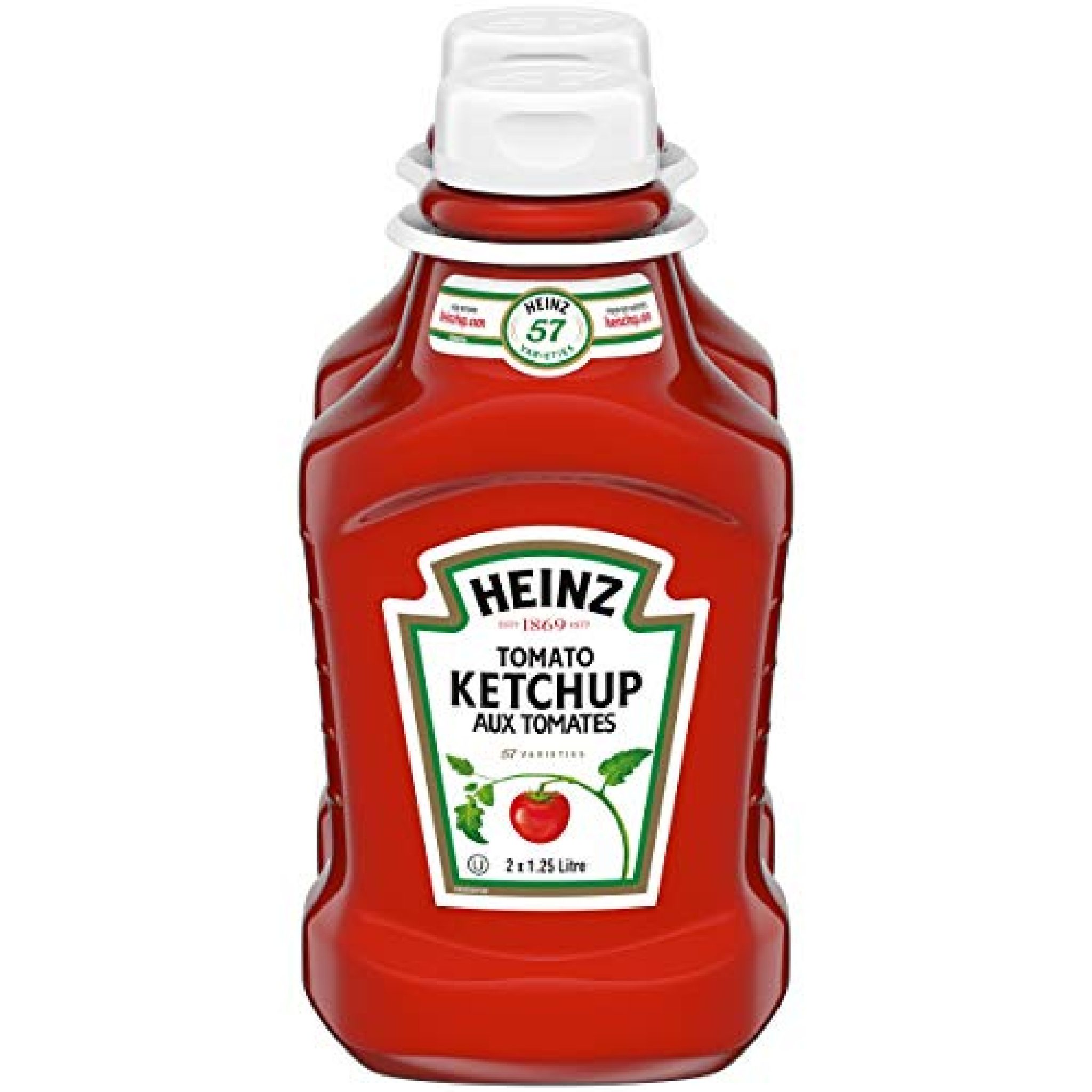 Heinz Tomato Ketchup, 1.25L Fridge Fit Bottle 2 Pack — Deals from