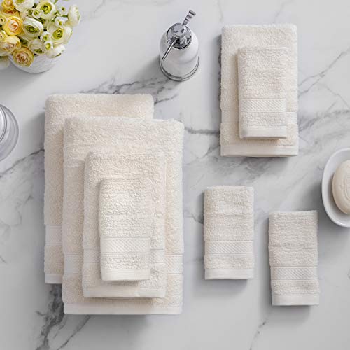 Welhome 100% Cotton Towel – Set of 8