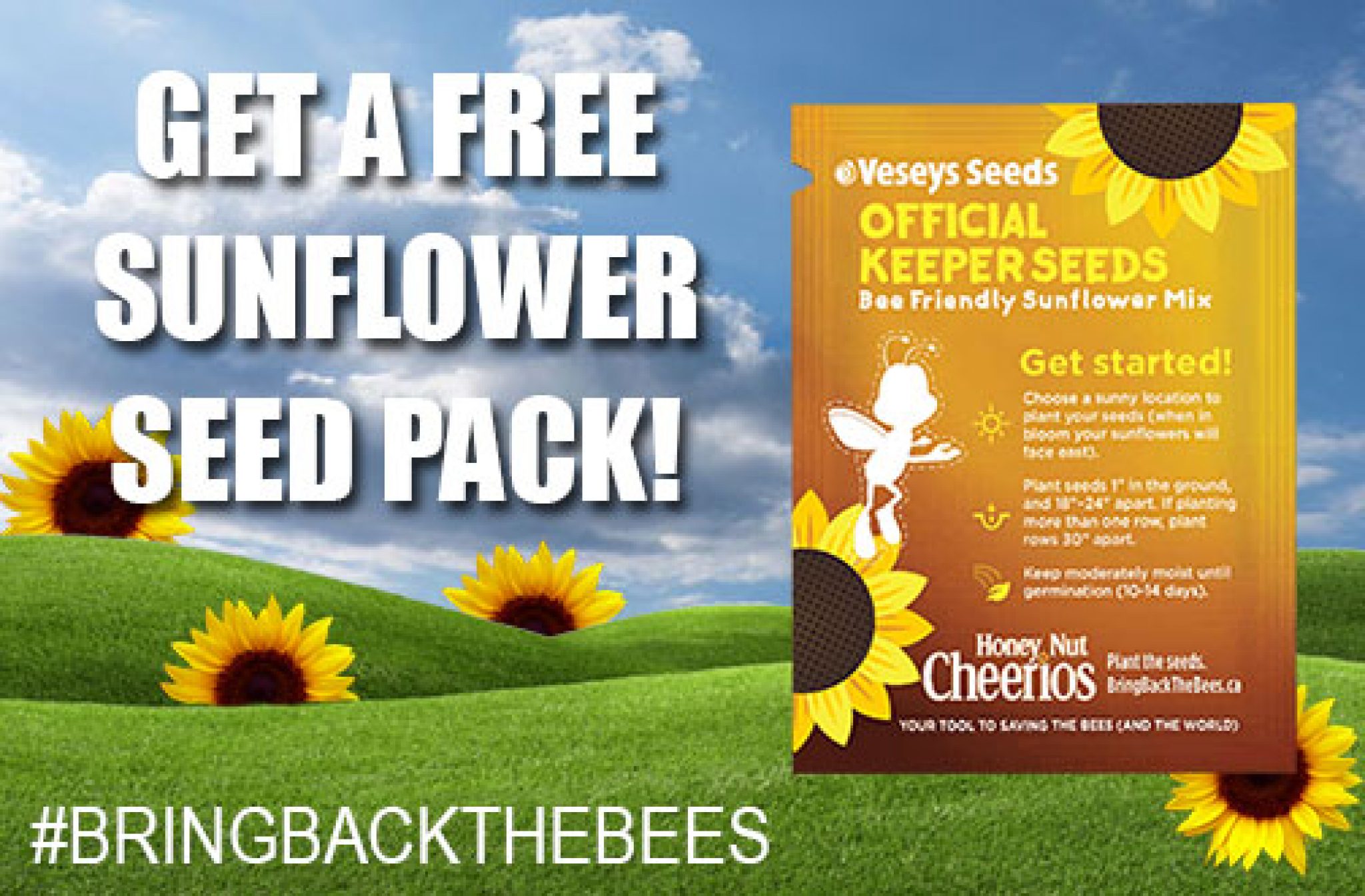 Cheerios Bring Back the Bees | Free Sunflower Seeds — Deals from ...