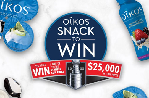 oikos snack to win contest