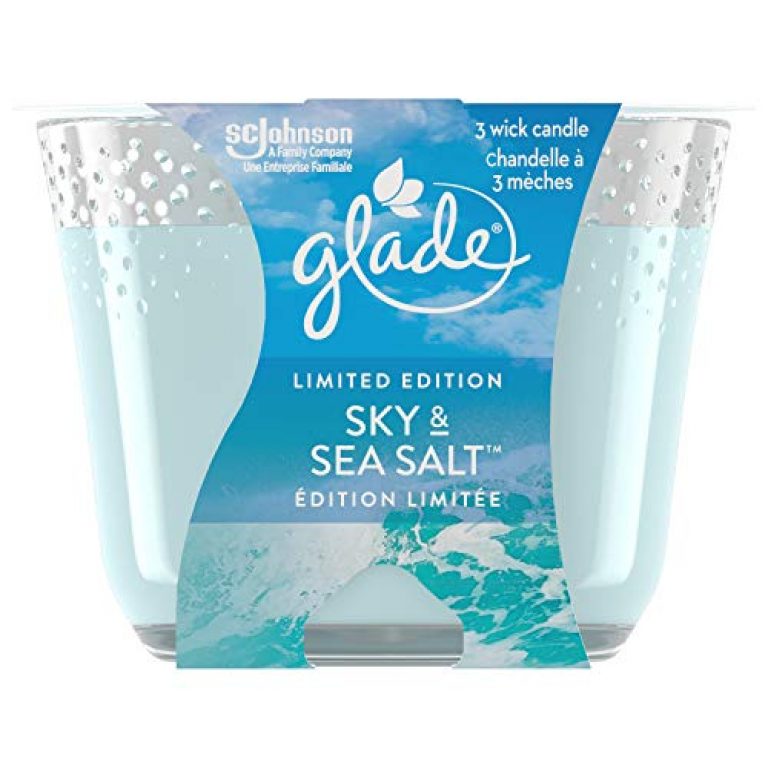 Glade Triple Wick Air Freshener Candle Sky & Sea Salt — Deals from