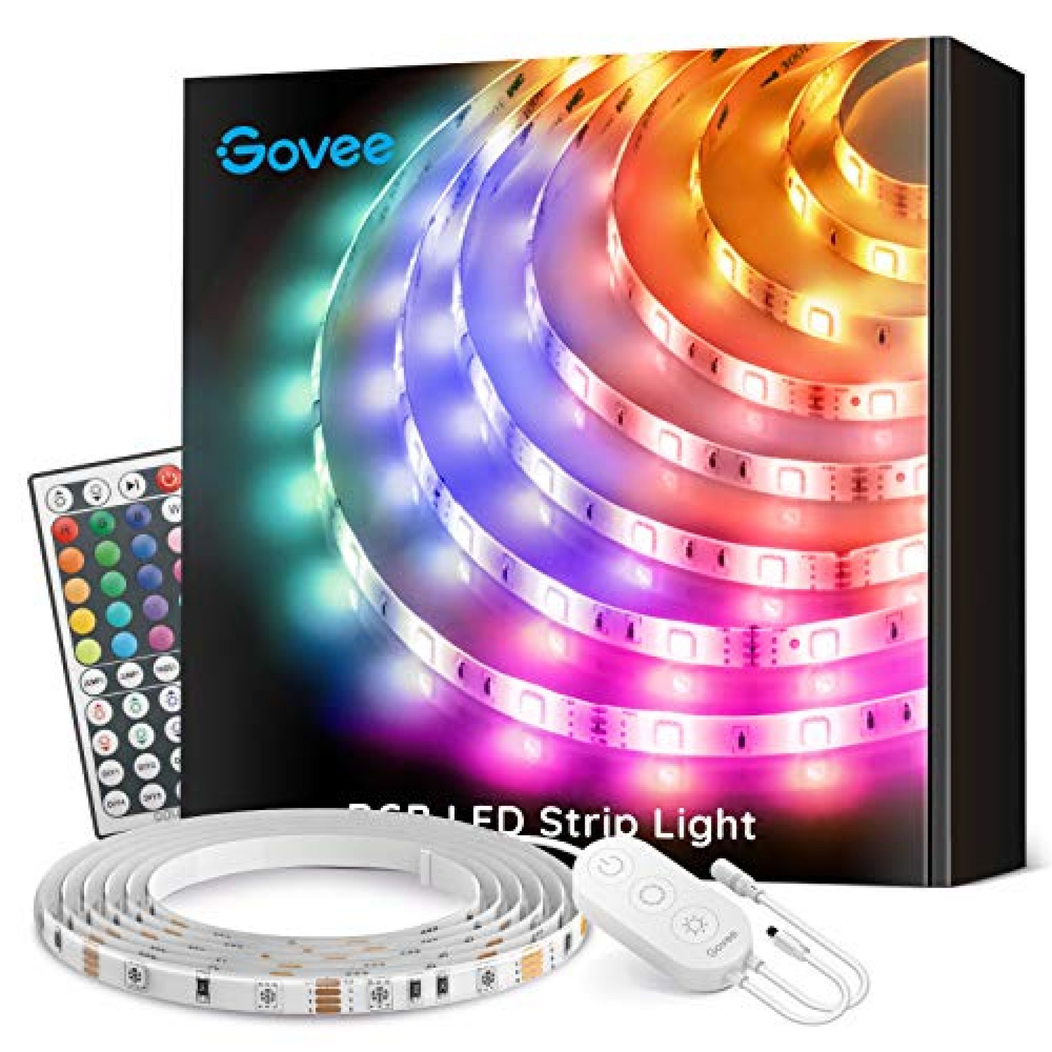 Govee LED Strip Lights Waterproof, 16.4ft RGB Color Changing Light