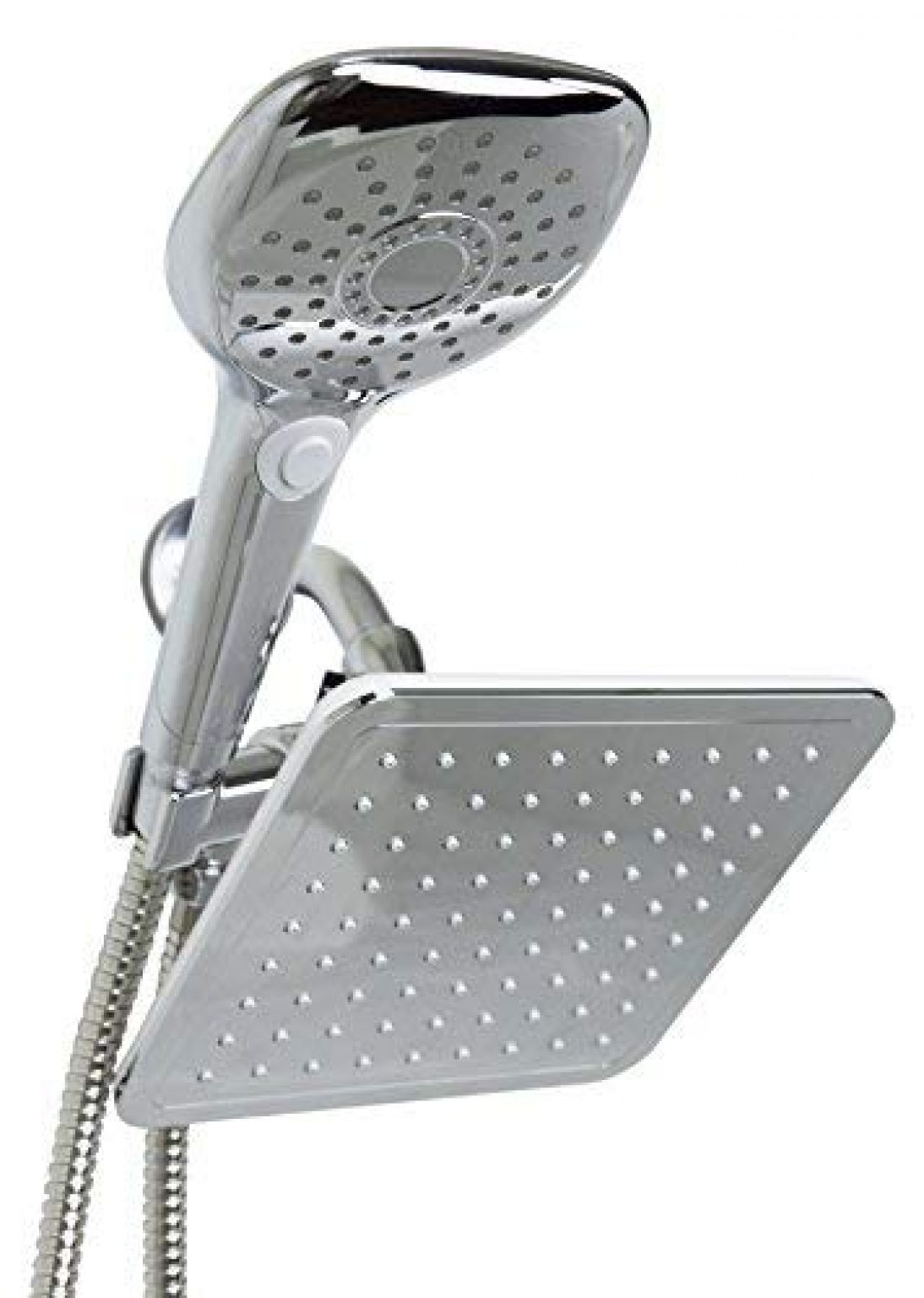 Sunbeam 5 Function Dual Shower Massager with Rainfall Head Set — Deals