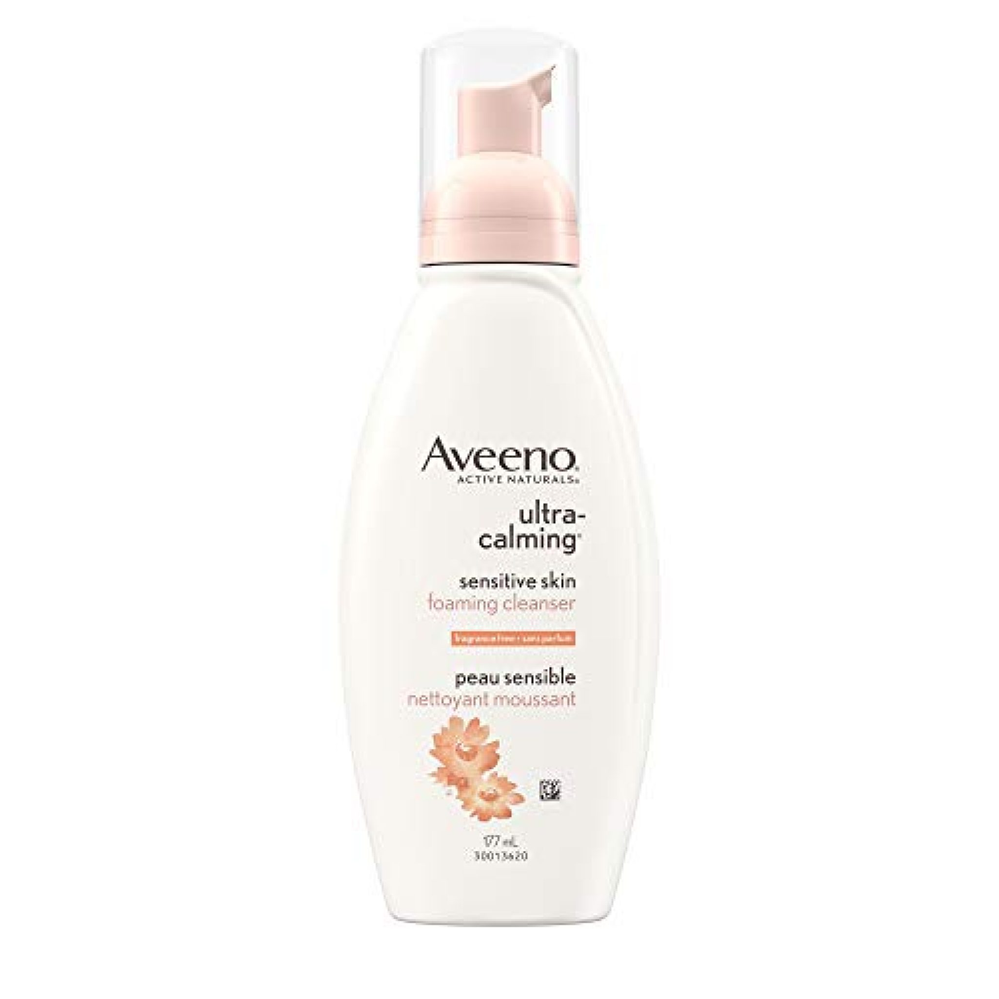 Aveeno Ultra Calming Foaming Face Wash and Makeup Remover, Sensitive