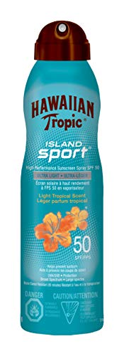 Hawaiian Tropic Island Sport Ultra-light Sport Sunscreen Lotion, SPF 30, 240mL