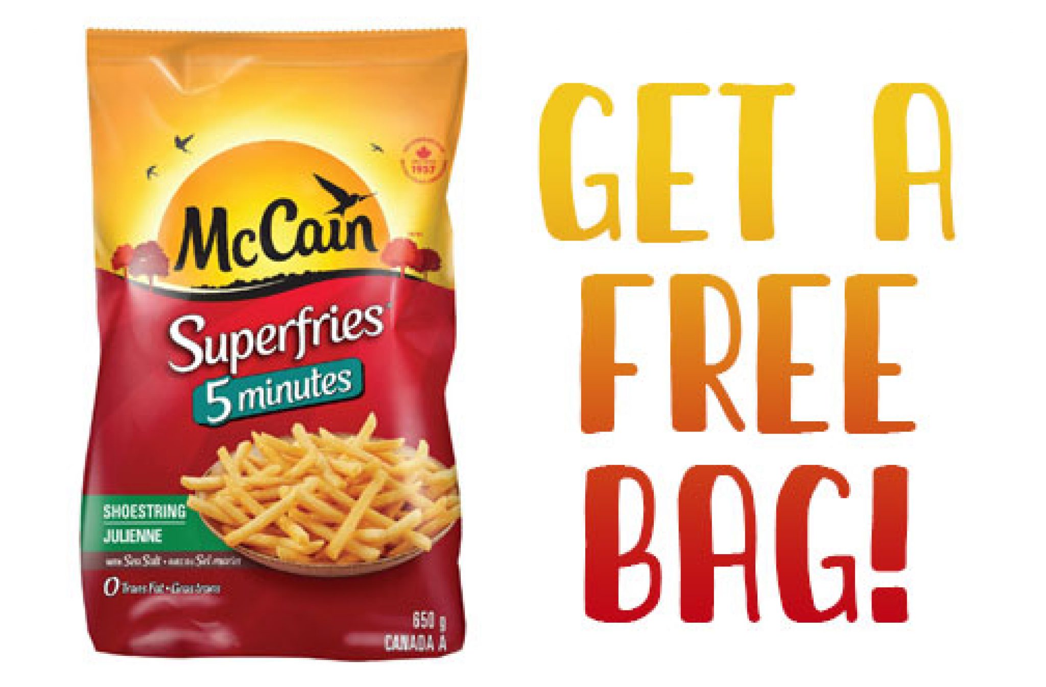 Get Free McCain Fries — Deals from SaveaLoonie!