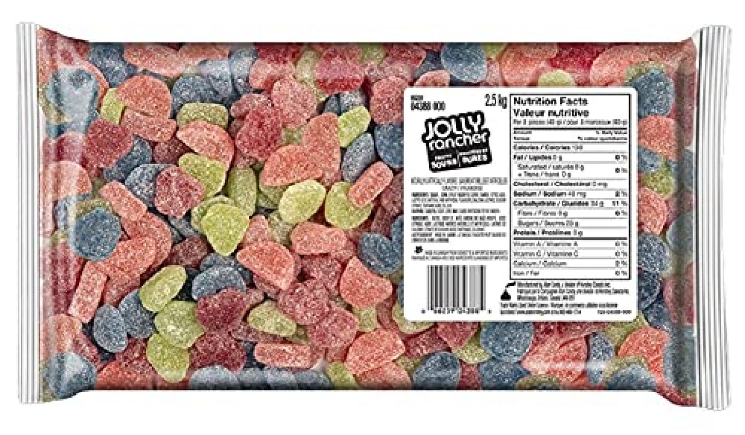 JOLLY RANCHER Fruity Sours Gummy Candy, Summer Candy, 2.5kg Bulk Bag