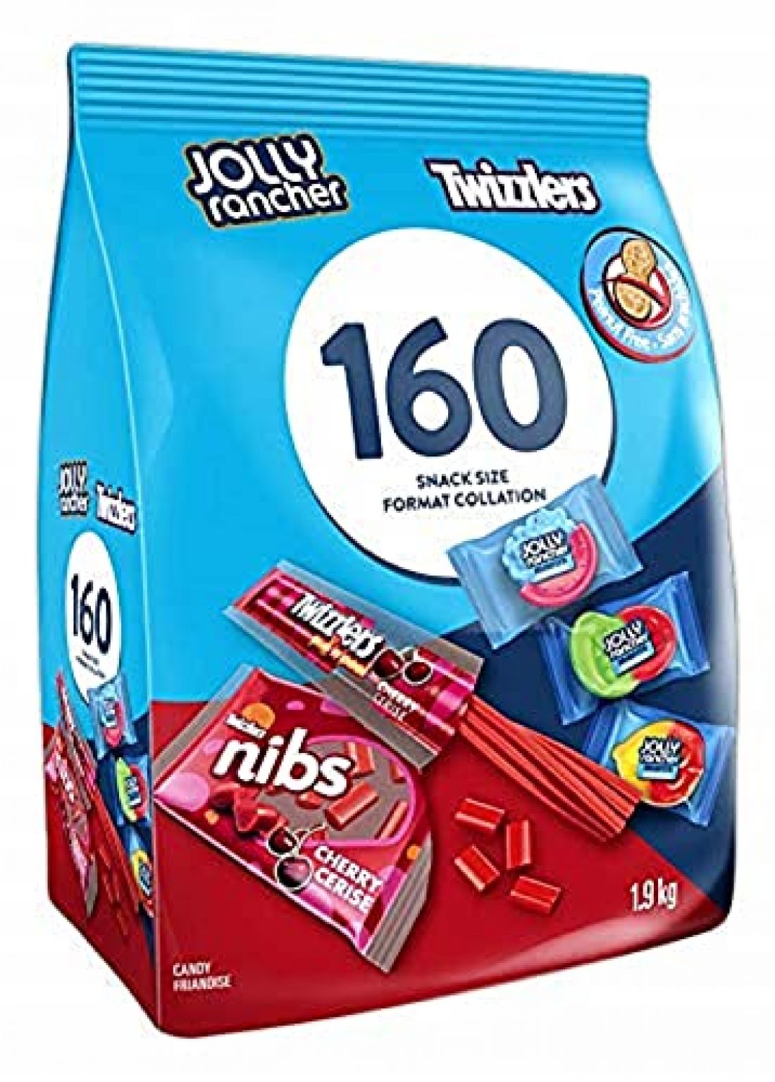 Twizzlers and Jolly Rancher Misfit Gummies 160ct Gummy Candy, 1.9 Kg