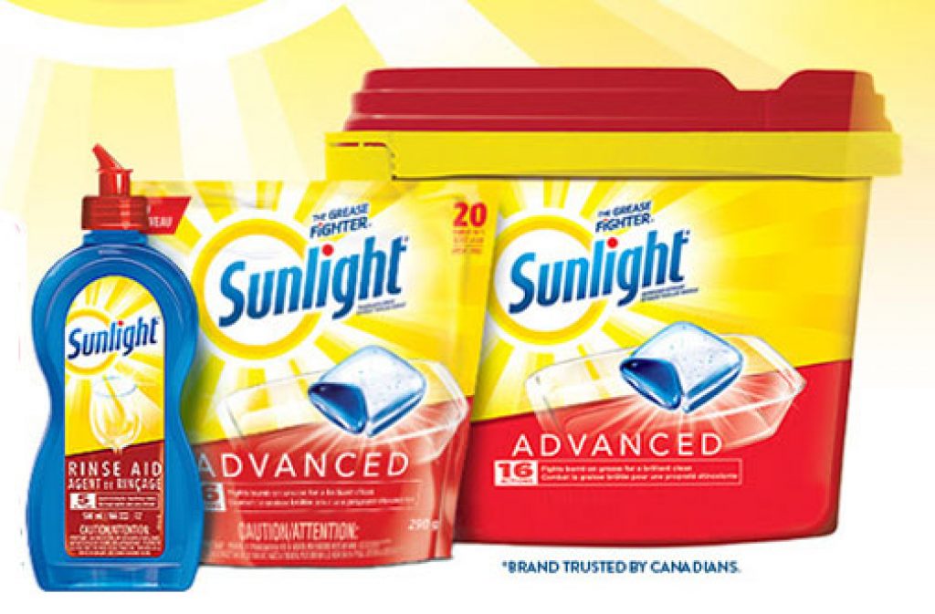 Sunlight Advanced Dishwasher Detergent & Rinse Aid Coupon — Deals from