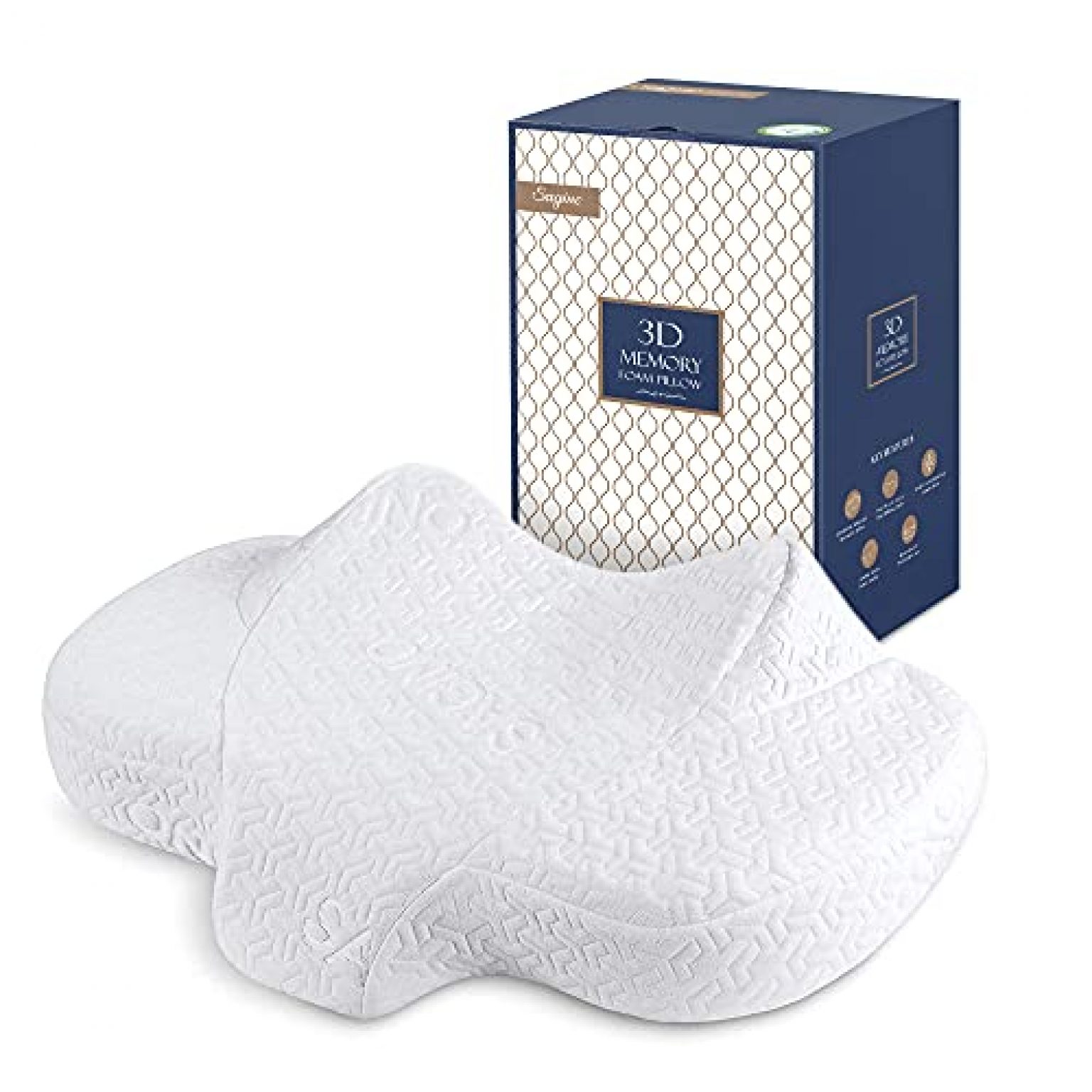 Sagino Cervical Memory Foam Pillow, Standard — Deals from SaveaLoonie!