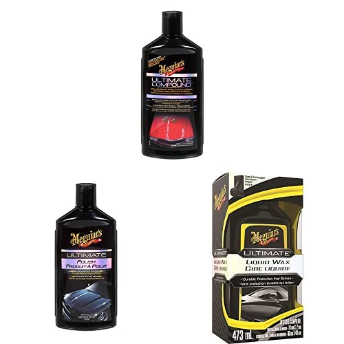 Meguiar’s Ultimate Car Care Kit – Compound, Polish, and Liquid Wax