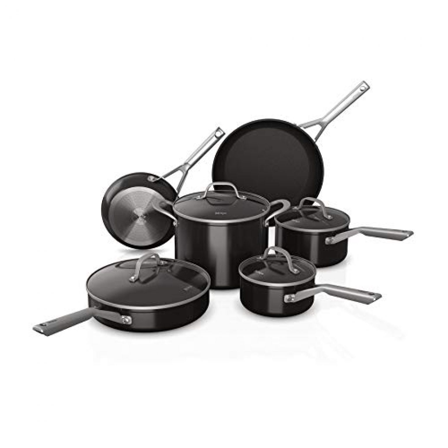Ninja Foodi NeverStick 10Piece Cookware Set, Black — Deals from