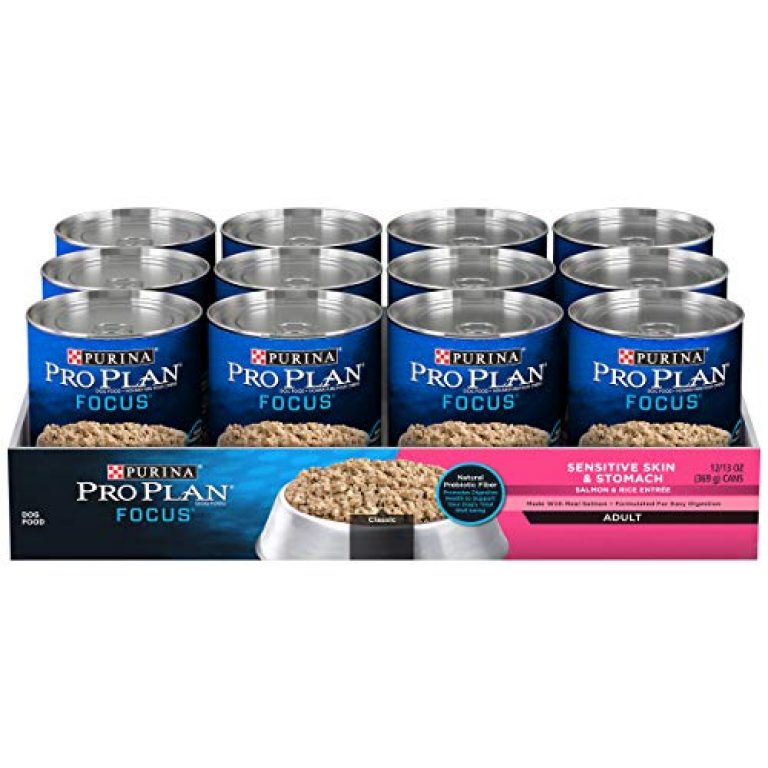 Purina Pro Plan Wet Dog Food, Sensitive Skin & Stomach, Salmon & Rice