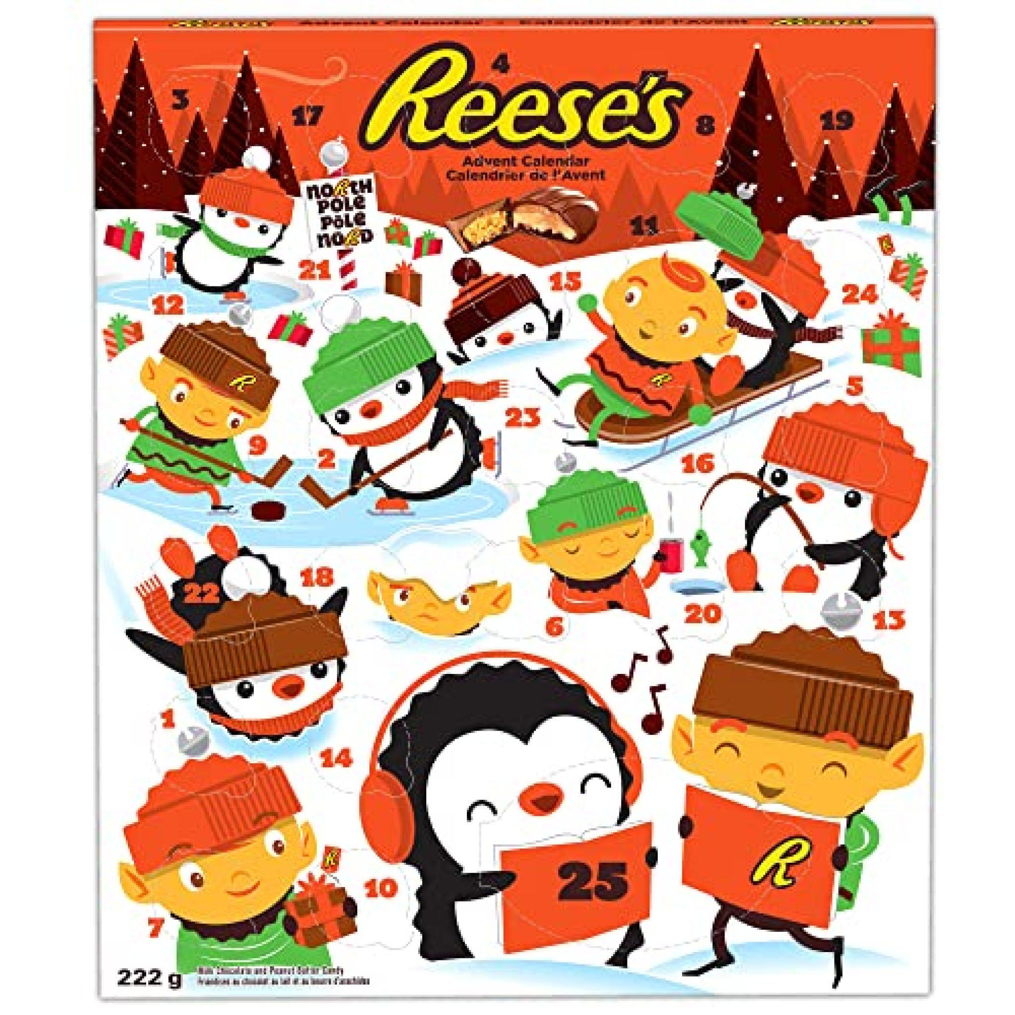 REESE Holiday Advent Calendar, 222 Grams — Deals from SaveaLoonie!