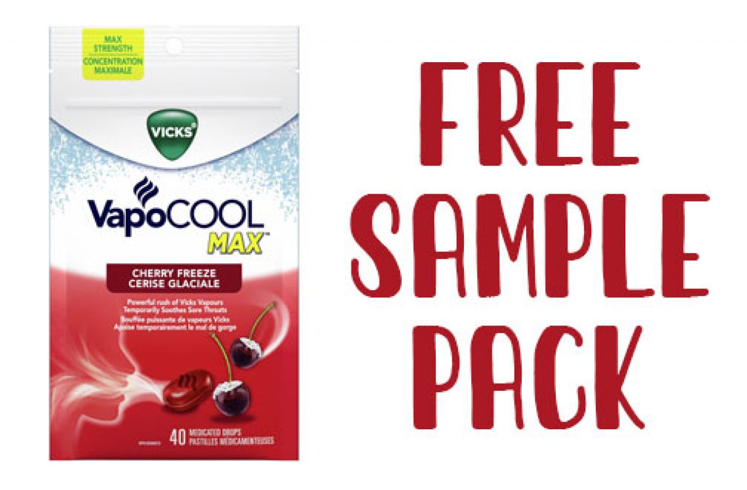 Free Vicks VapoCool Drops Cherry Sample Pack — Deals from SaveaLoonie!
