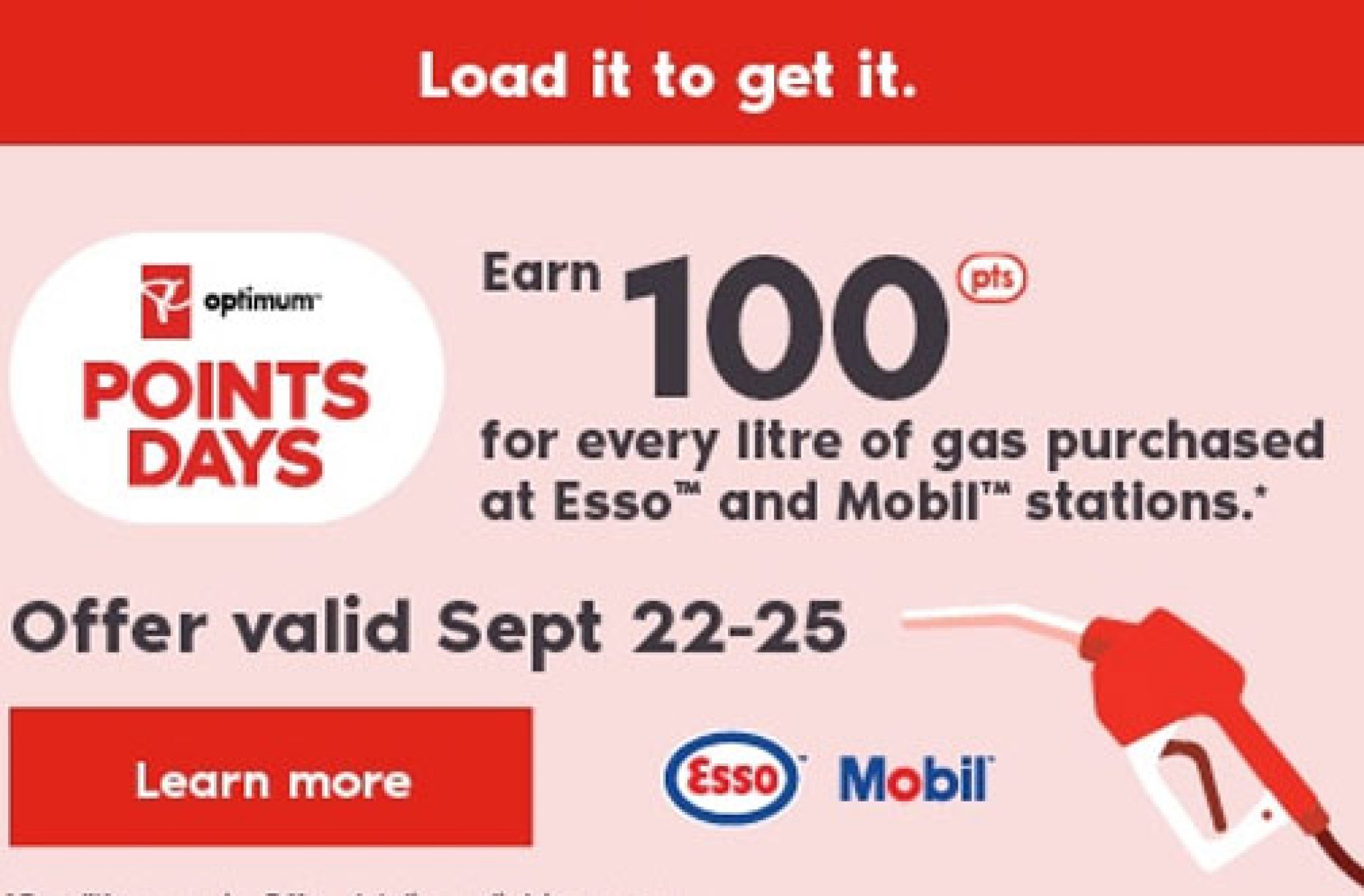 Esso Mobil PC Optimum Bonus Points Offer — Deals from SaveaLoonie!