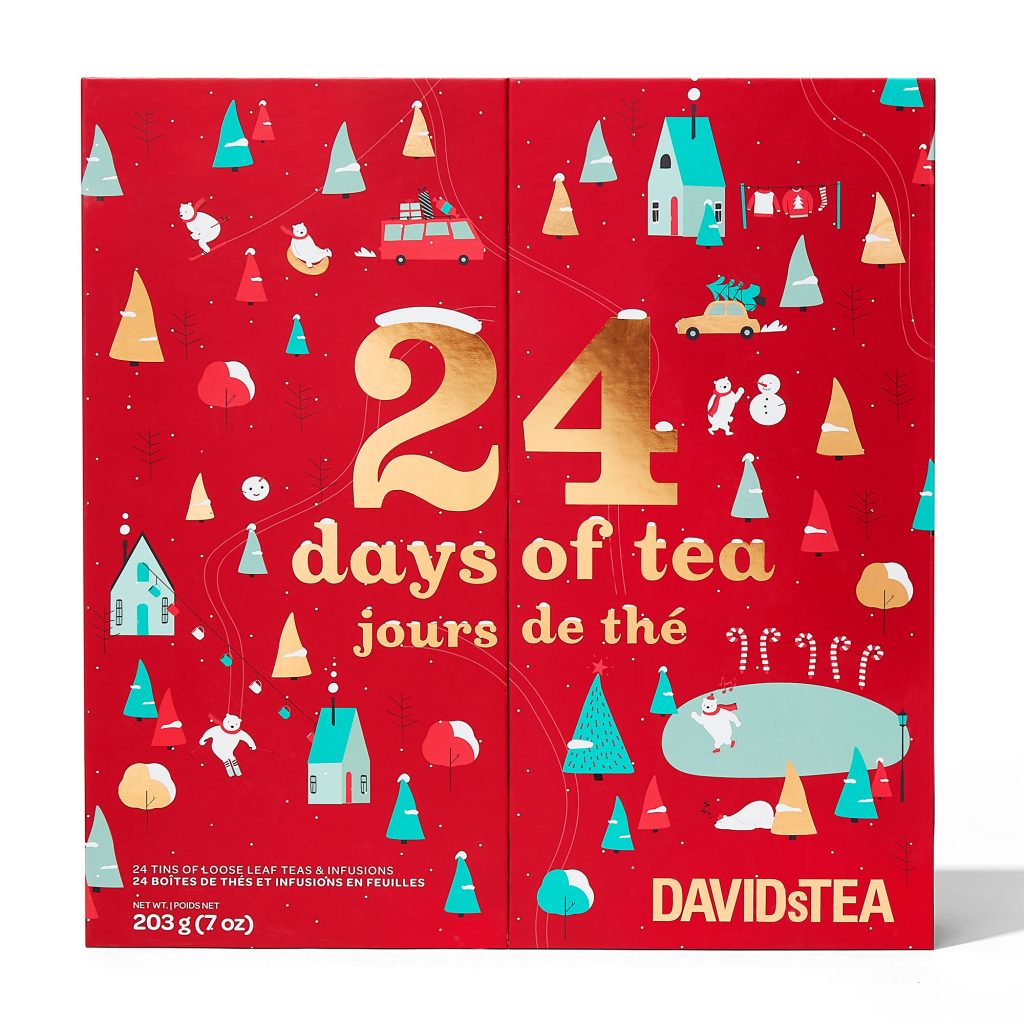 DAVIDsTEA 24 Days of Tea Advent Calendar 2022 — Deals from SaveaLoonie!