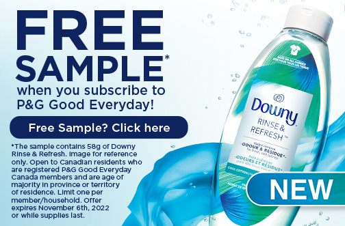 Free Downy Rinse &amp; Refresh Sample — Deals from SaveaLoonie!