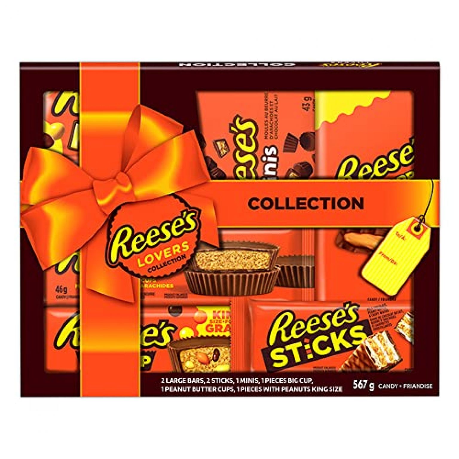 REESE'S Lovers Chocolate Peanut Butter Assorted Chocolate Gift Box